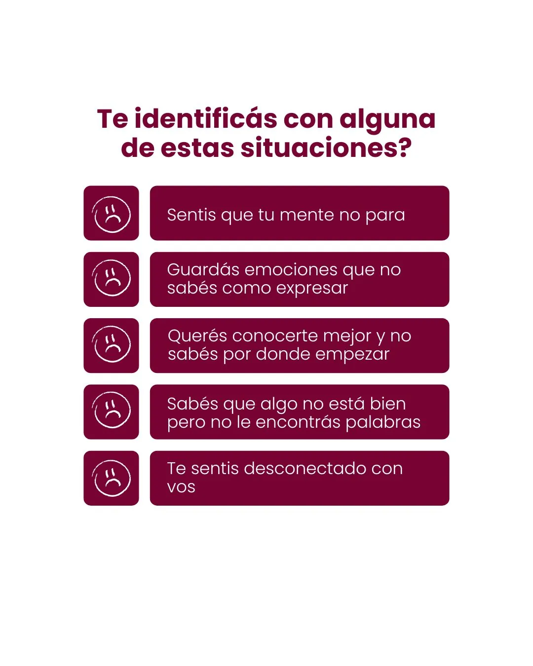 ¿Te identificás con alguna de estas situaciones?