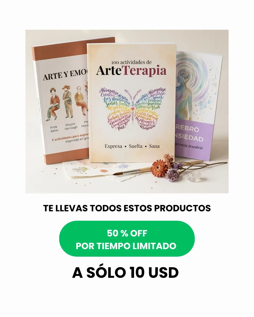 Te llevas todos estos productos — 50% OFF por tiempo limitado — a sólo 10 USD